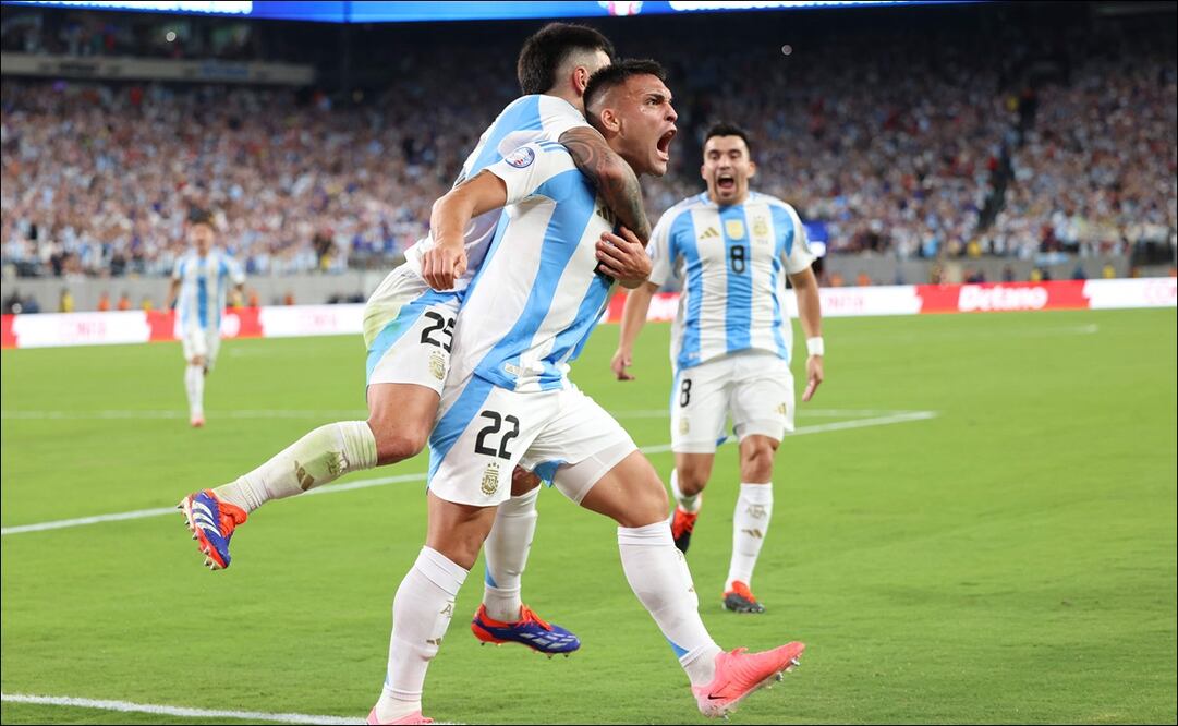 Lautaro Martínez dio el triunfo a Argentina ante Chile - Foto: AFP