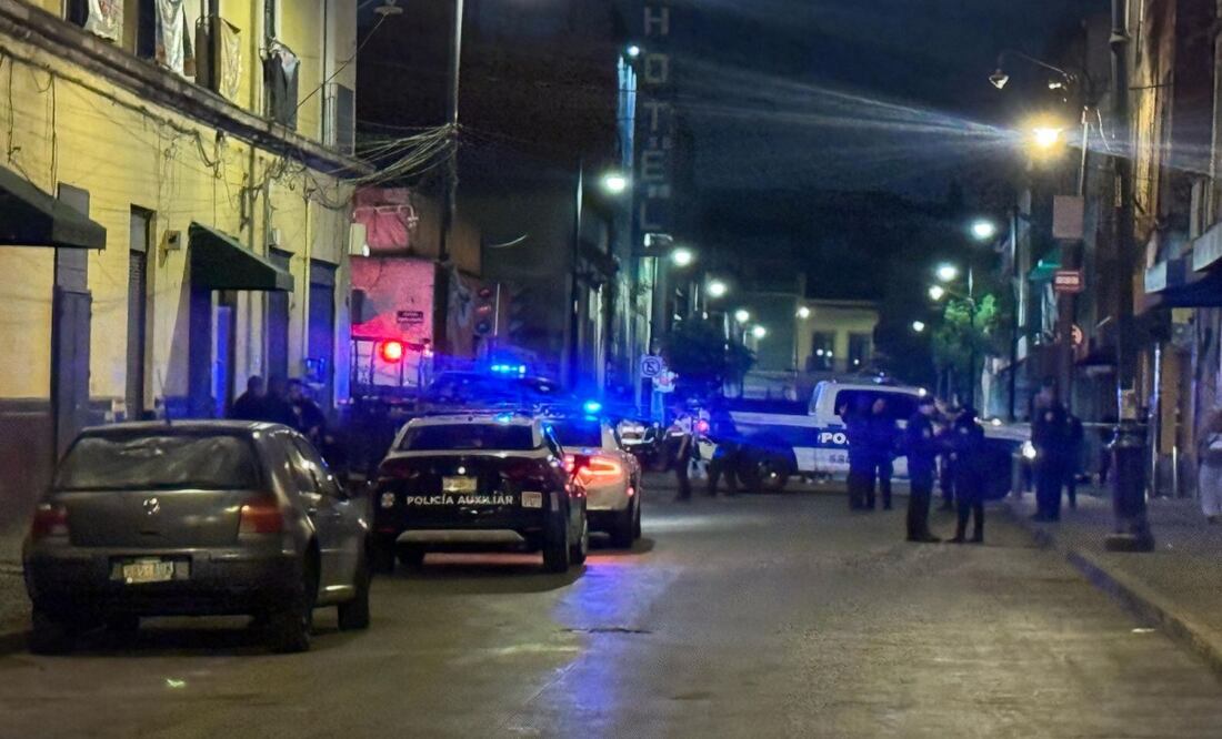 Balacera en el Centro Histórico; un hombre muere, detienen a los agresores. Foto: Especial