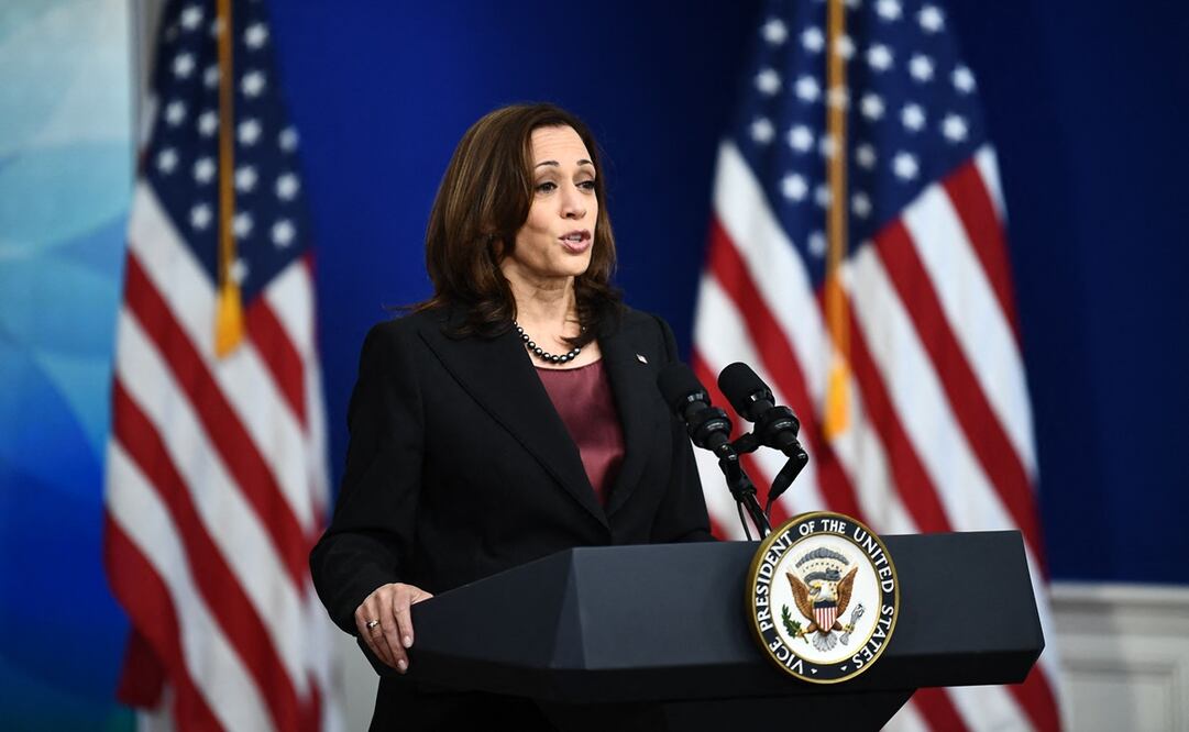 Harris se convirtió el pasado 20 de enero en la primera mujer en alcanzar la Vicepresidencia del país. Foto: AFP