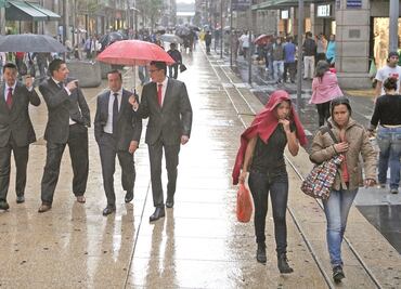 Se registra lluvia en 10 alcaldías de la CDMX