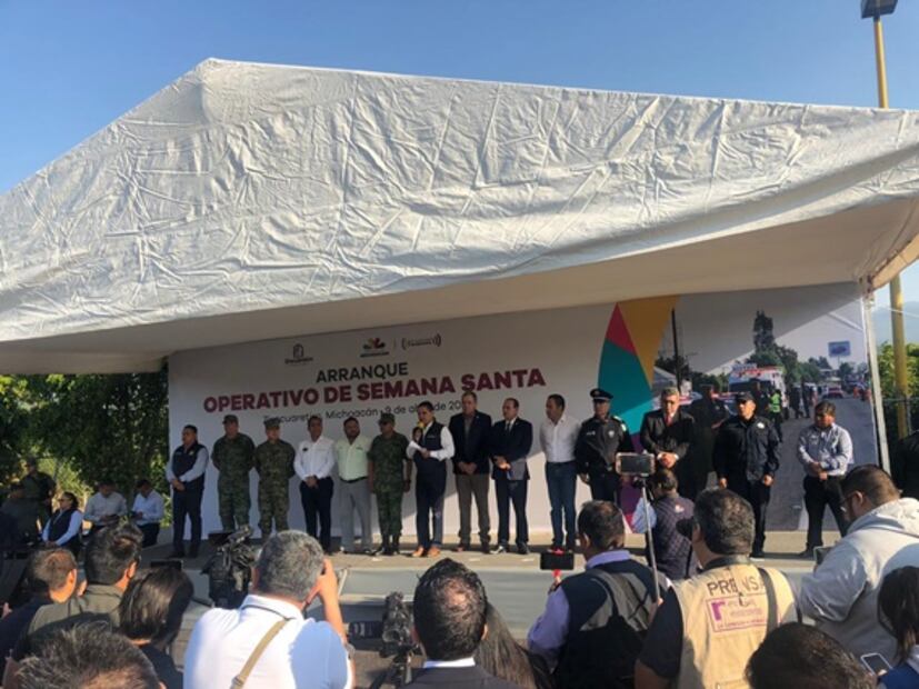 Arranca operativo de Semana Santa en Michoacán