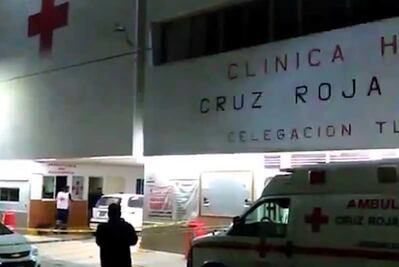 Desatan balacera en Cruz Roja para rescatar a detenido
