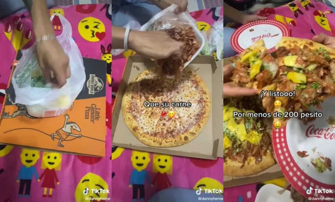 Viral: “Arman” pizza de pastor con menos de 200 pesos