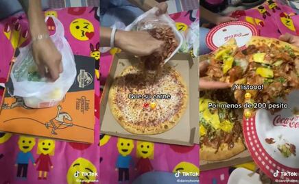 Viral: “Arman” pizza de pastor con menos de 200 pesos