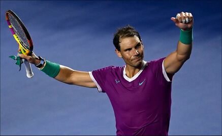 Rafa Nadal tiene debut exitoso en el Abierto Mexicano de Tenis 2022