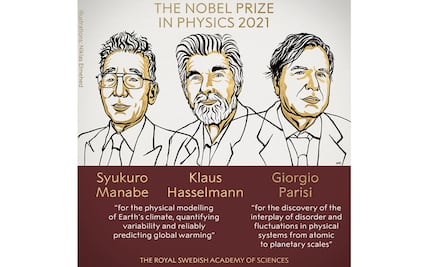 Dan Nobel de Física 2021 a contribuyentes para entender los sistemas físicos complejos