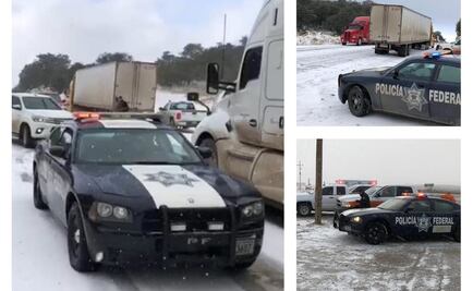 Por nevada, continúa cerrado tránsito entre Sonora y Chihuahua