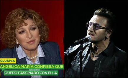 Angélica María revela interés de Bono de U2 en ella