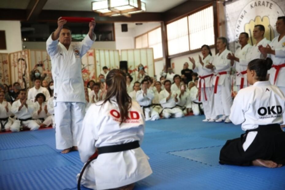 Rinden homenaje al maestro Antonio Márquez, patriarca del karate mexicano