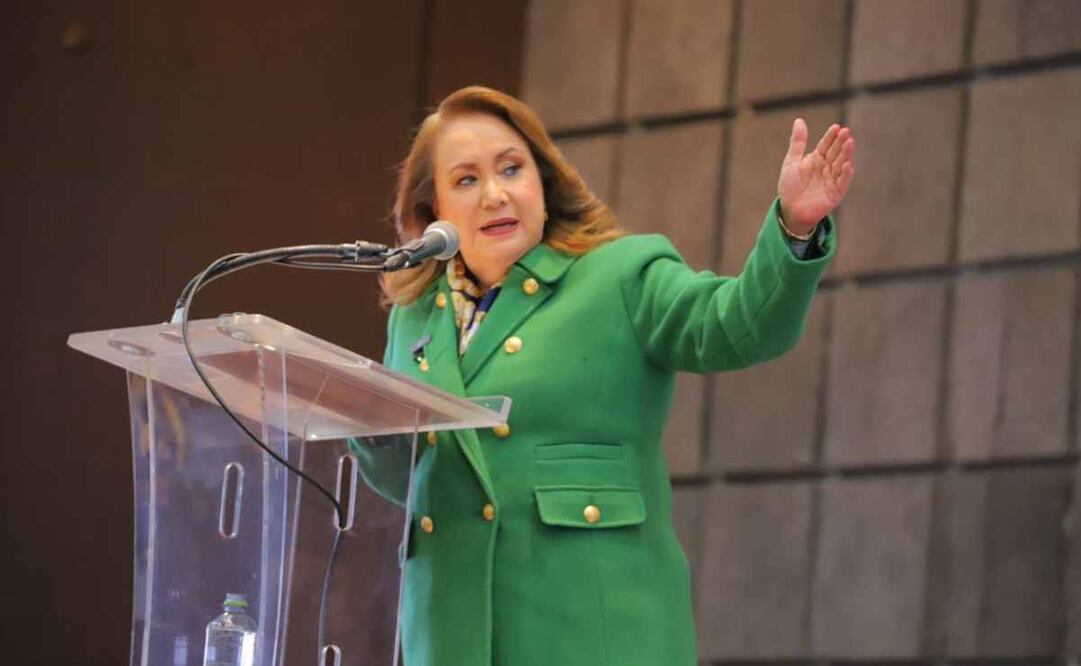 Yasmín Esquivel Mossa participó en un Foro donde expuso el proceso de elección judicial en Michoacán. Foto: Especial