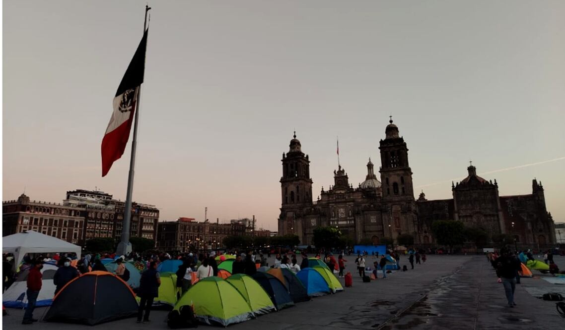 Saldo blanco en CDMX tras bloqueos de la CNTE: Secgob. Foto: Eduardo Dina/EL UNIVERSAL