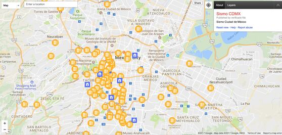 Lanzan mapa colaborativo para continuar con la ayuda a México
