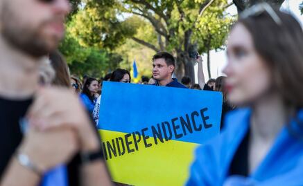 FOTOS: Ucrania celebra 34 años de sus independencia; conmemoración se da sin grandes despliegues y tristeza