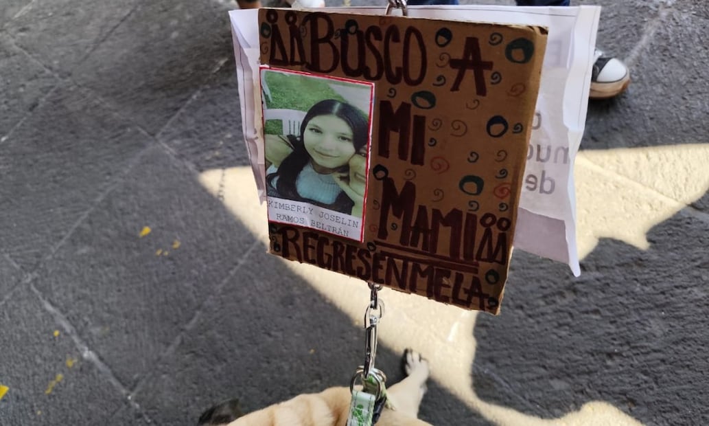 Manifestantes exigen a la Fiscalía acciones concretas para la localización de la estudiante. Foto: Especial