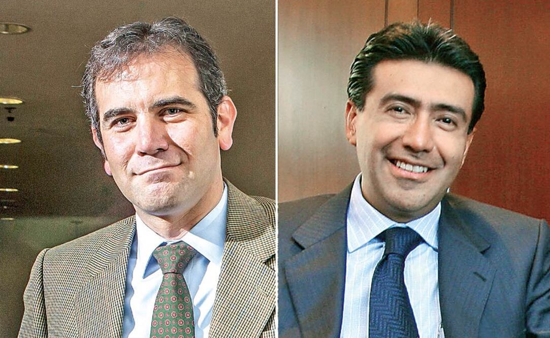 Lorenzo Córdova, consejero presidente del Instituto Nacional Electoral, y Constancio Carrasco Daza, magistrado presidente del Trife (Especial)