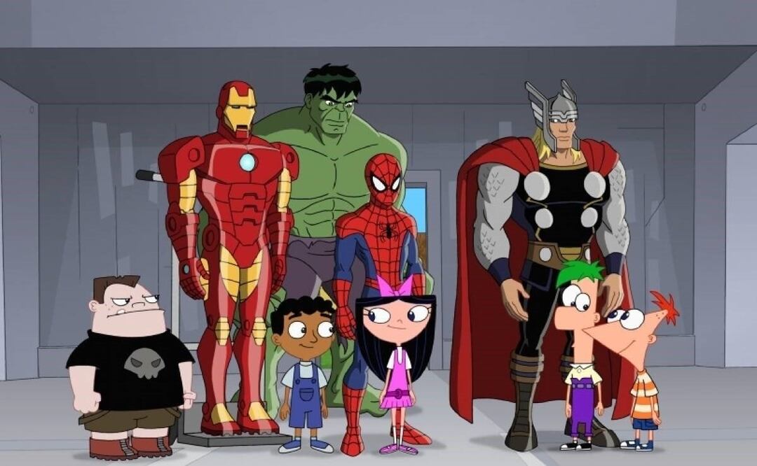 Marvel y Phineas & Ferb. Foto: Europa Press