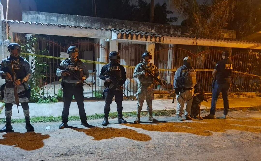 El cateo se realizó en un predio de la colonia García Ginerés, en el Centro de Mérida, Yucatán (03/07/2025). Foto: Especial