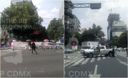 Reportan bloqueo en Insurgentes y Eje 6 Sur 