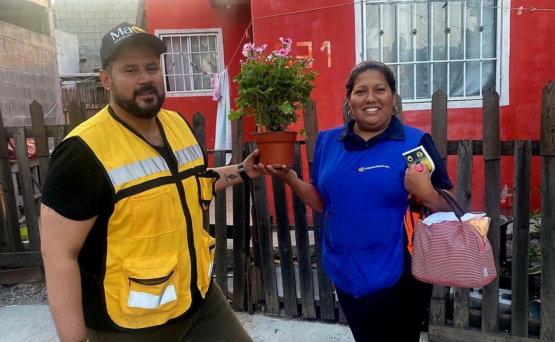 El candidato prometió que por cada voto que reciba sembrará un árbol en Reynosa. Foto: Especial