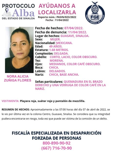 Buscan a mujer y dos adolescentes desaparecidos en Sinaloa