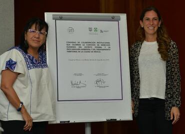 Firman convenio para permitir procesos de justicia ambiental en CDMX