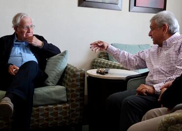 Con Noam Chomsky hay simpatías mutuas: AMLO
