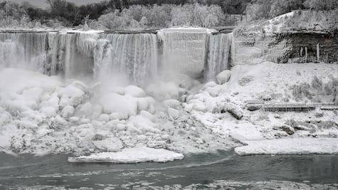 ¿Por qué las cataratas del Niágara no pueden congelarse por completo?