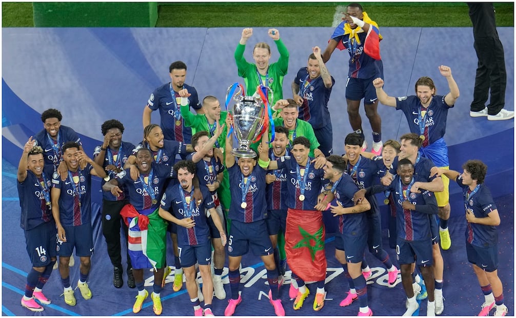 PSG campeón de la Champions League Foto: AP
