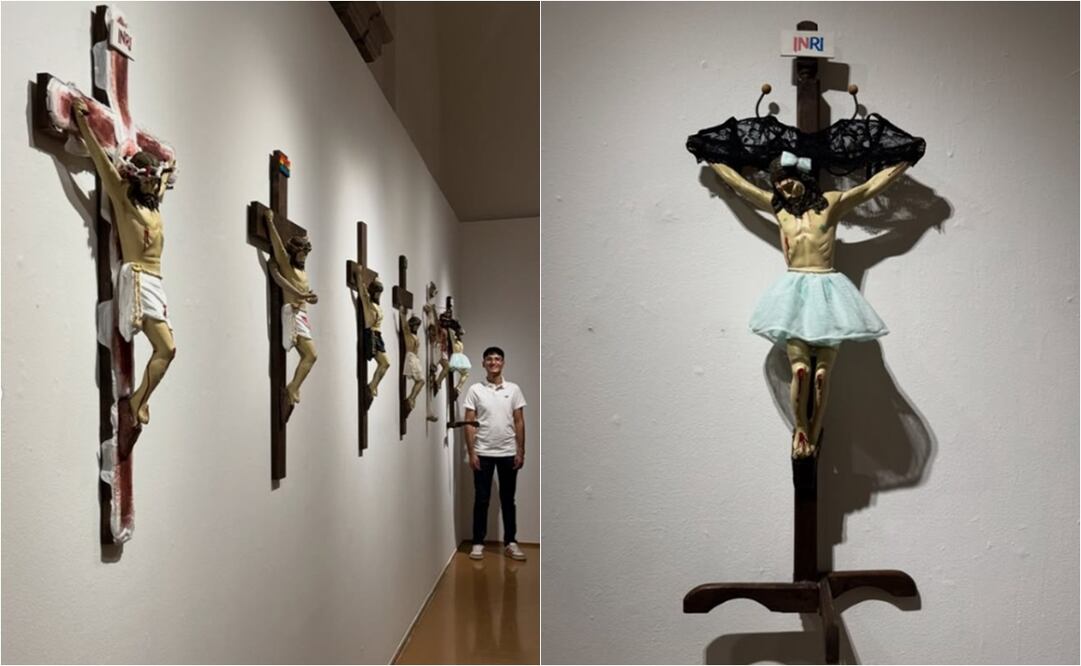 Fotografías de la exposición Iconoclasia de Edder Damián Martínez Reséndiz.
Foto: Galería Jesús Gallardo de la UG