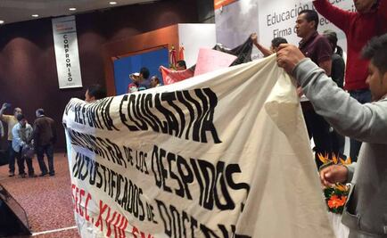 Detienen a 40 maestros tras irrupción de CNTE en Morelia