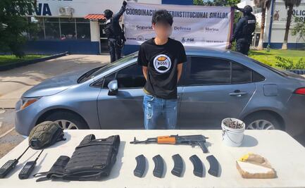 Detienen a dos con armas de fuego en hechos distintos en Culiacán; uno conducía un vehículo robado