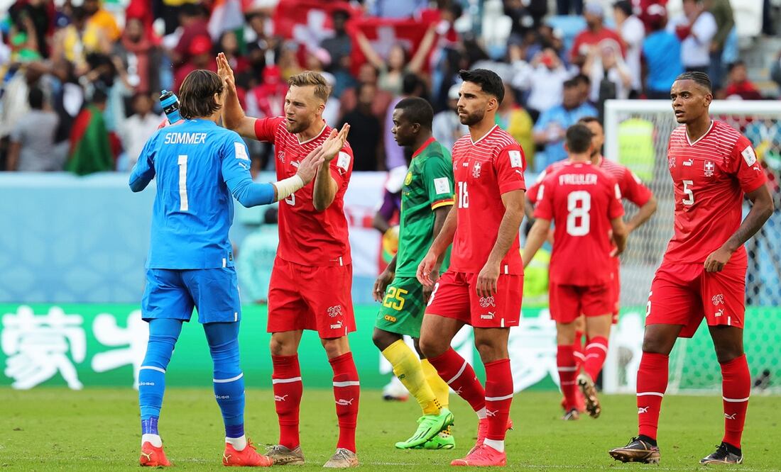Suiza derrotó con la mínima a Camerún - FOTO: EFE
