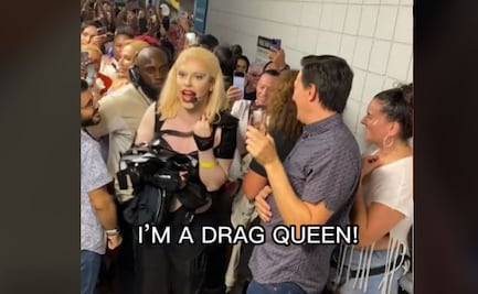 VIDEO. Guardia de seguridad escolta a drag queen al confundirla con Lady Gaga