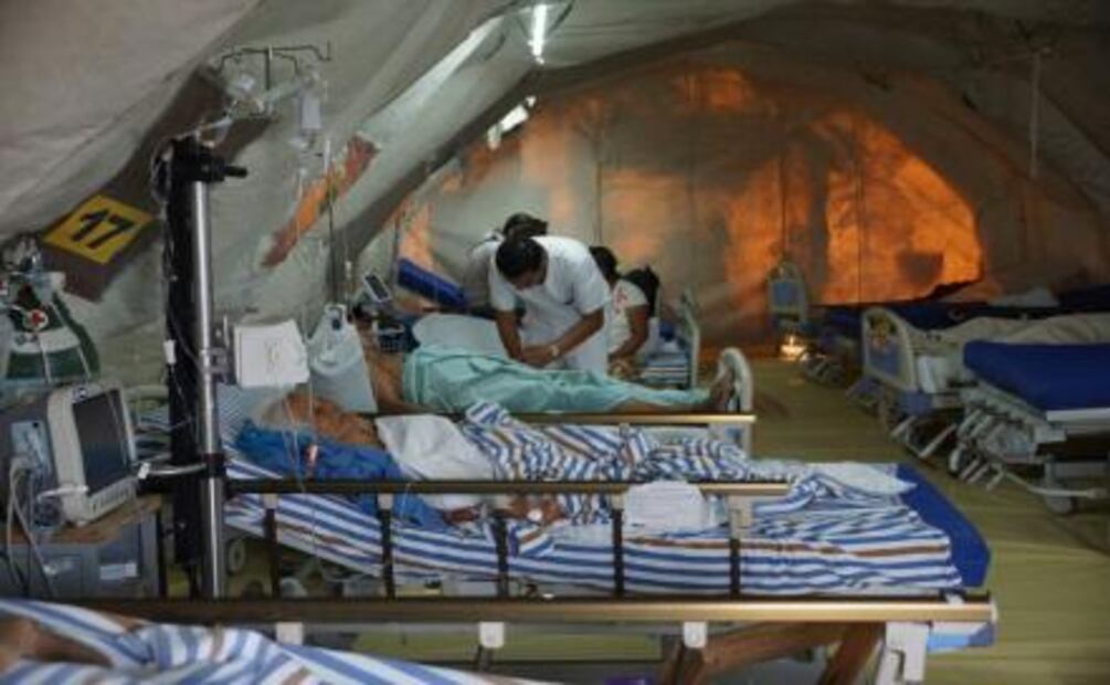 Tráilers quirófano están "tronando"; llevan funcionando más de un mes en Juchitán