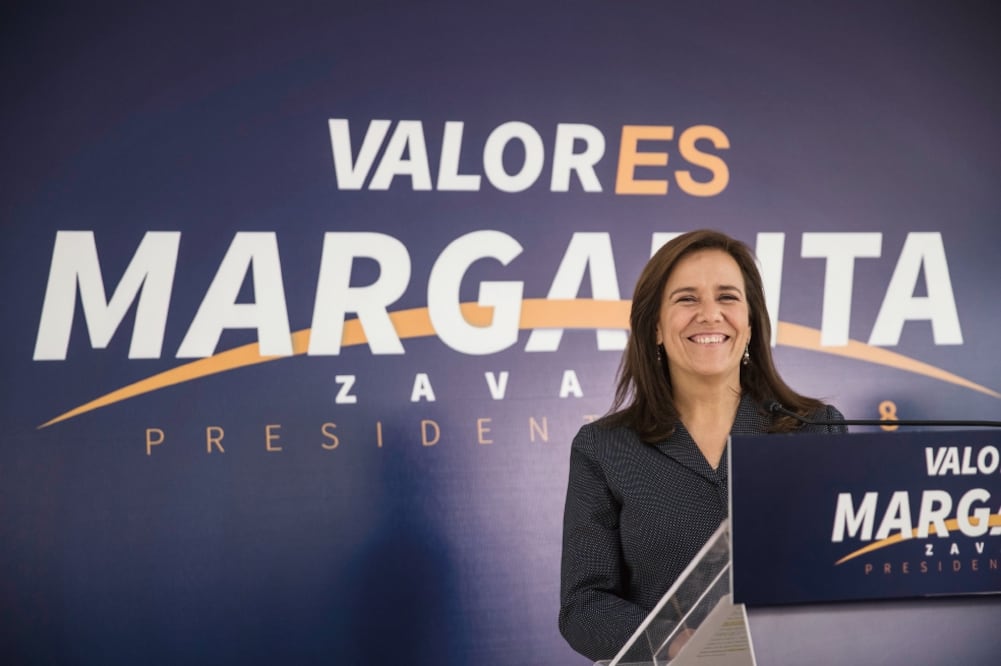 Margarita Zavala dice que ser la única mujer en la boleta no será lo que la distinga, sino que llegará al proceso electoral “sin dinero público, sin spots regalados, sin estructura de partido, sin simulaciones y sin traiciones”. (CHRISTOPHER ROGEL BLANQU)