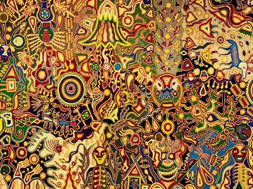 Huichol art set to break a Guinness Record