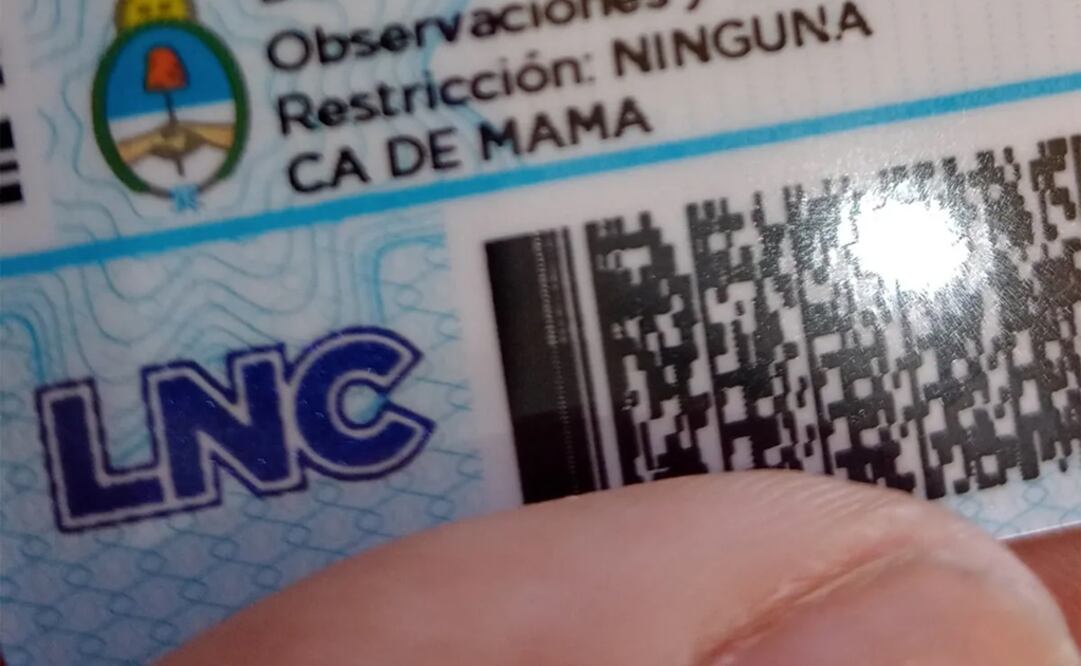 “¿Qué necesidad?”: fue a renovar el carnet de conducir y le escribieron en la licencia que tuvo cáncer de mama. Foto: Twitter @florcita_an