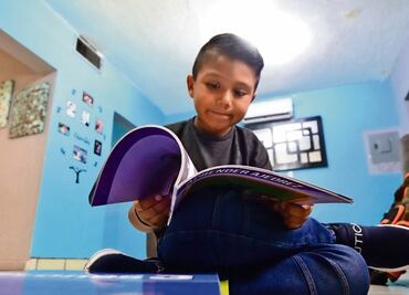 Evan regresa a clases de manera presencial, por primera vez