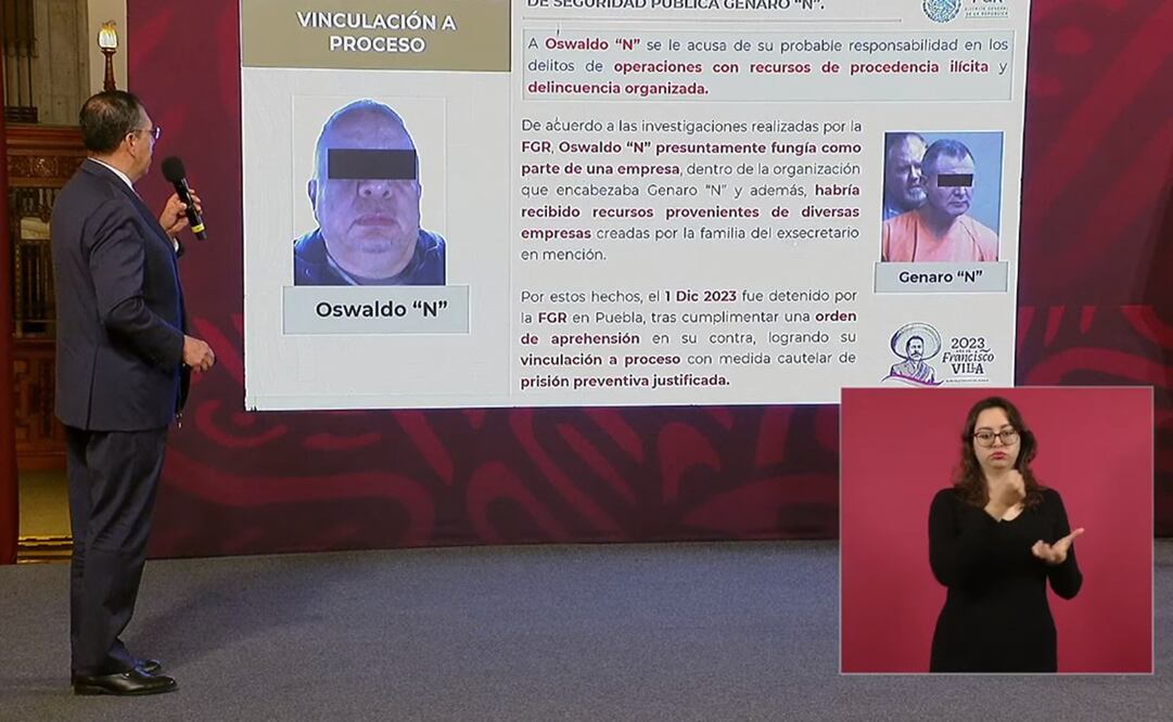 La FGR detuvo a Oswaldo “N” el pasado 1 de diciembre y está en prisión preventiva justificada. Foto: captura de pantalla