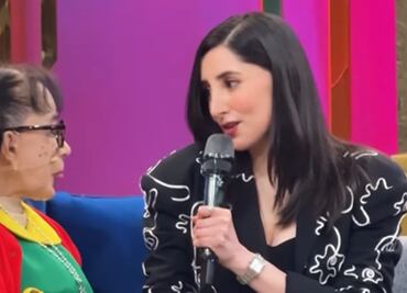 María Antonieta de las Nieves, vestida de "La Chilindrina", conmueve junto a la actriz que la interpretó en serie de Chespirito