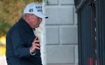 Así volvió Trump a la Casa Blanca tras conocer derrota ante Joe Biden