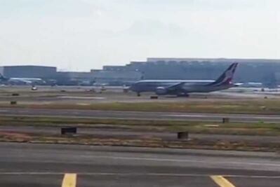 Avión presidencial se va de México