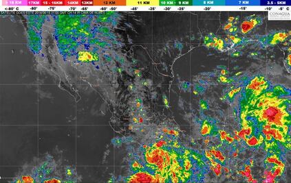 Se forma tormenta "Carlotta"; esperan lluvia fuerte en seis estados