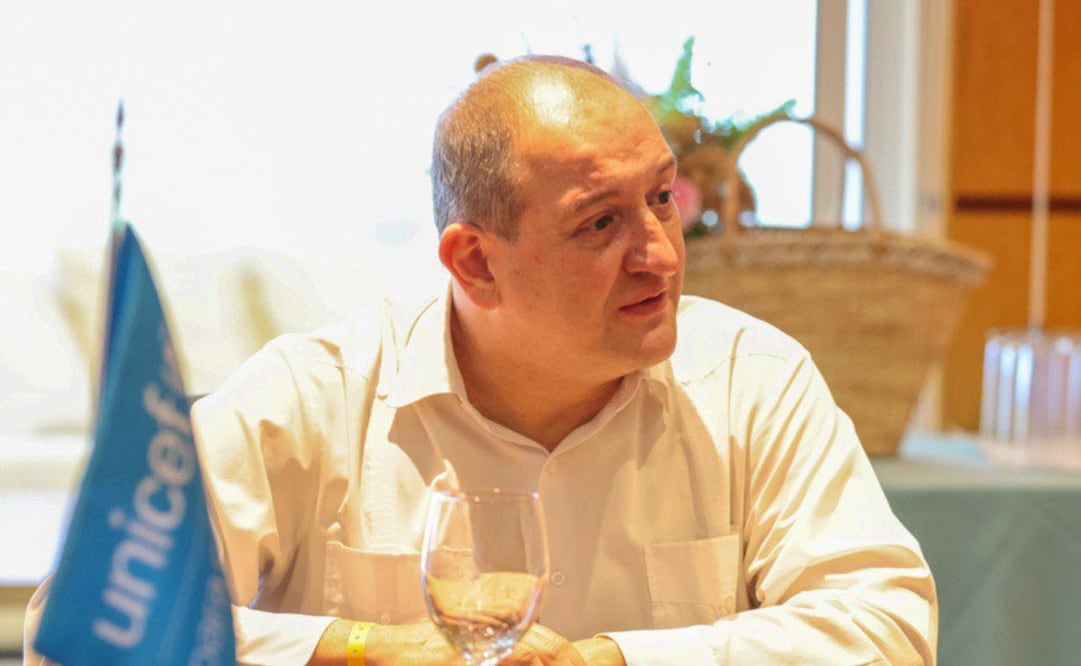 Representante en México del Fondo de las Naciones Unidas para la Infancia (UNICEF), Fernando Carrera Castro. Foto: tomada de x