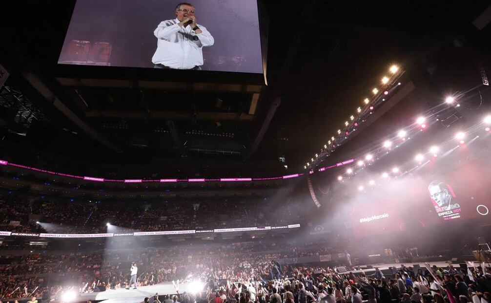 Ebrard cierra su ciclo de recorridos en busca de la candidatura presidencial por Morena / Foto: Berenice Fregoso. EL UNIVERSAL