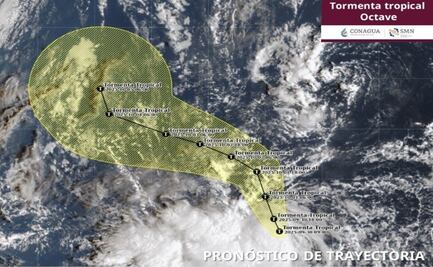 Se forma la tormenta tropical Octave en el Océano Pacífico 