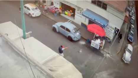 Captan en video balacera en Cuautepec; hay un herido grave