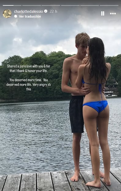 Charlotte D'Alessio, exnovia de Presley Gerber comparte recuerdos con el fallecido hijo de Cindy Crawford y Rande Gerber.