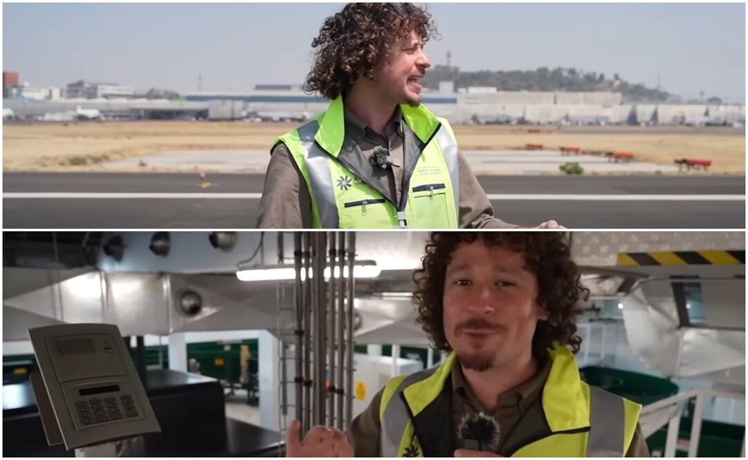 Luisito comunica explora diferentes lugares del AICM