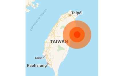 Sismo de 6.4 grados sacude a Taiwán